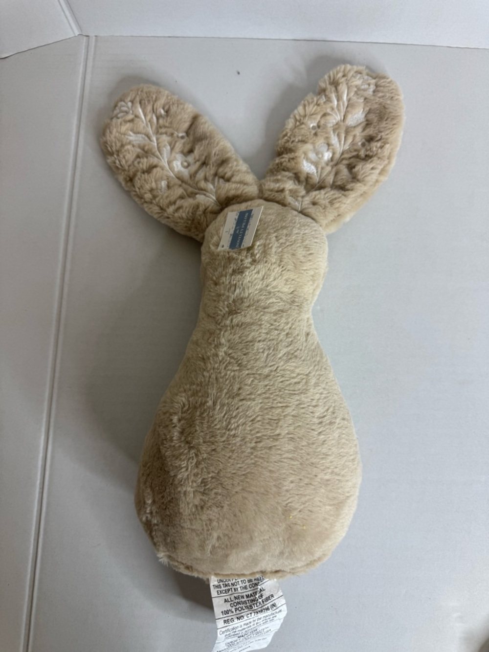 Plush Bunny Stuffed Animal - Beige